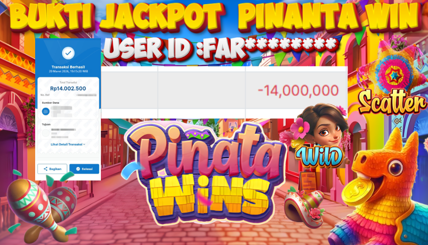 MIYA4D - Bukti JP PINANTA WIN 14.000.000 Member FAR********