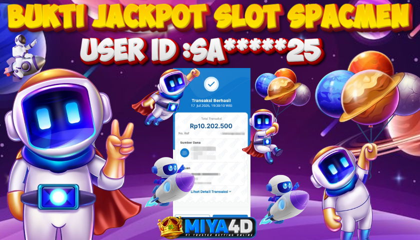 MIYA4D - Bukti JP SPACMEN 10.202.500 Member SA*****25